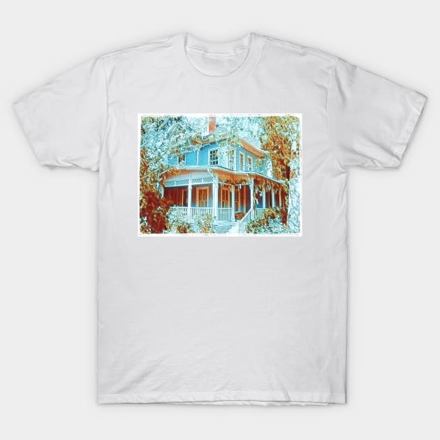 The Girls' Home - Blue T-Shirt by Fenay-Designs